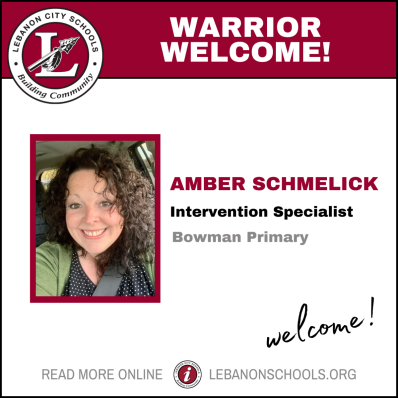 Amber Schmelick, Intervention Specialist, Bowman Primary